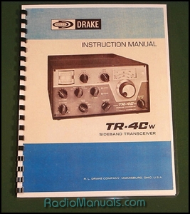 Drake TR-4CW Instruction Manual: 11" x 17" Foldout Schematic
